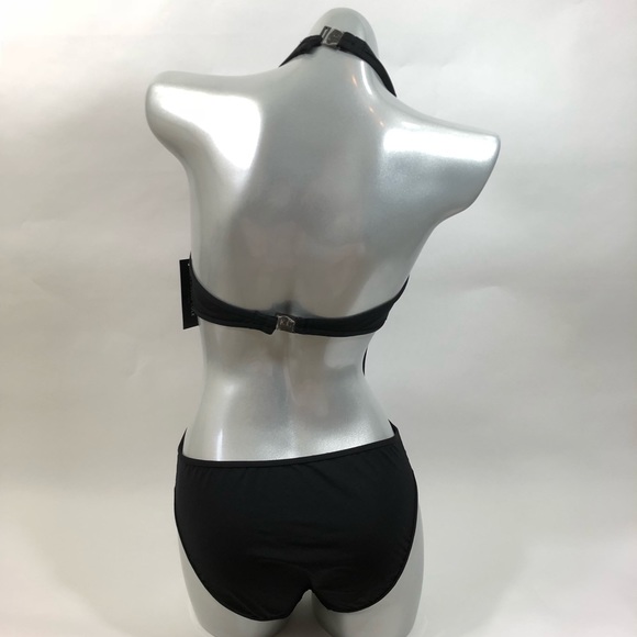 Kenneth Cole Wrapped Love Swimsuit One Piece Black - Picture 6 of 7